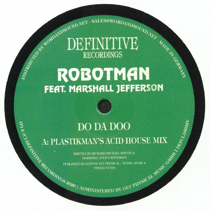 Do Da Doo - 12" Vinyl vinyl record cover