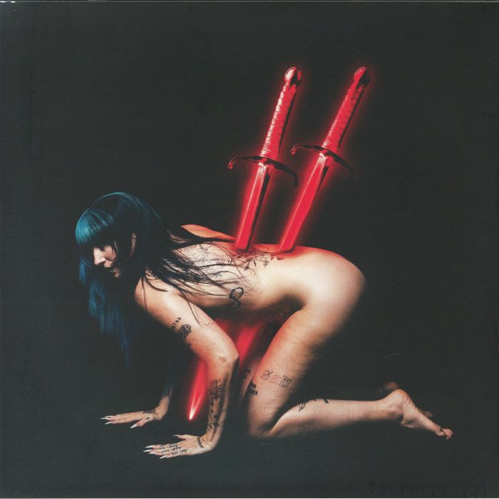 Bloodletting - Red Marbled Vinyl LP vinyl record cover