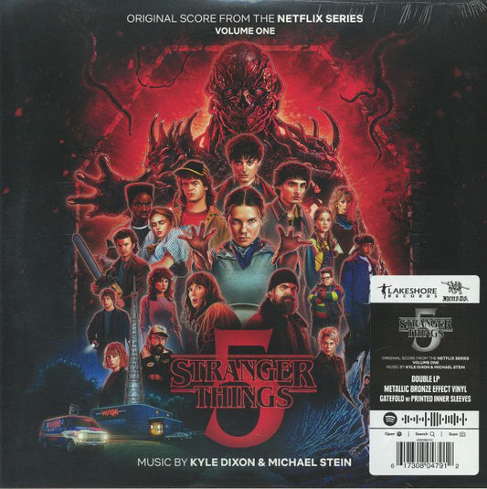 Stranger Things 5 - Bronze 2xLP vinyl record cover