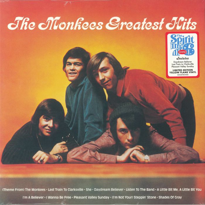 Greatest Hits - Yellow Flame Vinyl LP vinyl record cover