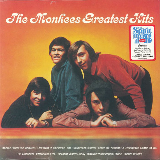 Greatest Hits - Yellow Flame Vinyl LP vinyl record cover