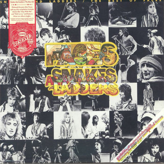 Snakes & Ladders: The Best Of Faces - 180 Gram Vinyl LP vinyl record cover