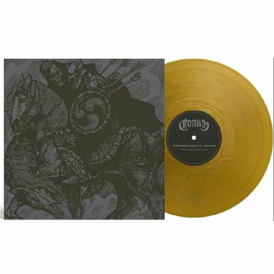 Horseback Battle Hammer - Limited Edition Gold Vinyl LP vinyl record cover