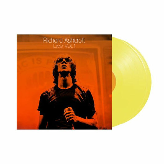 Richard Ashcroft Live Vol 1 - Sunshine Yellow Vinyl 2xLP vinyl record cover