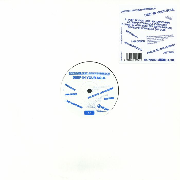 Deep In Your Soul - Vinyl Single vinyl record cover