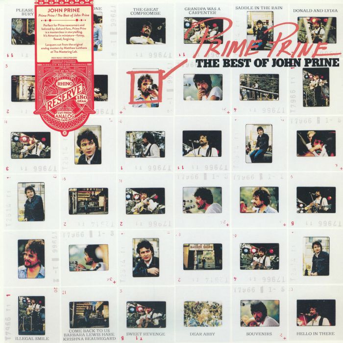 Prime Prine: The Best Of John Prine - 180 Gram Vinyl LP vinyl record cover
