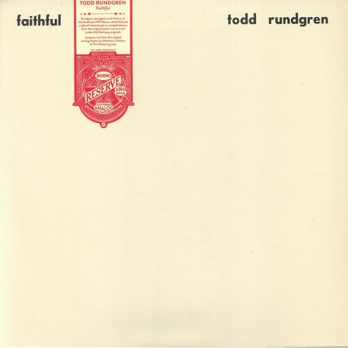 Faithful - 180g Vinyl LP vinyl record cover