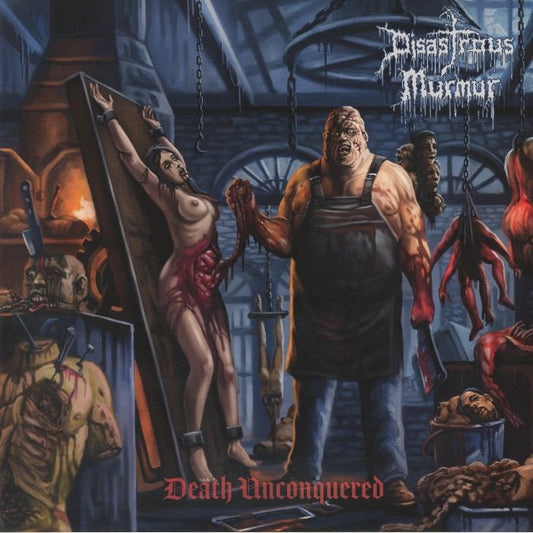 Death Unconquered - Bloody Red Vinyl LP vinyl record cover