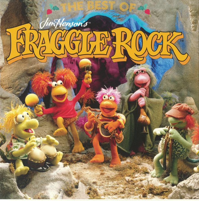 The Best Of Jim Henson's Fraggle Rock - Red Tri-Colour Vinyl LP vinyl record cover