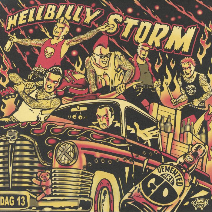 Hellbilly Storm - Bone Vinyl LP vinyl record cover