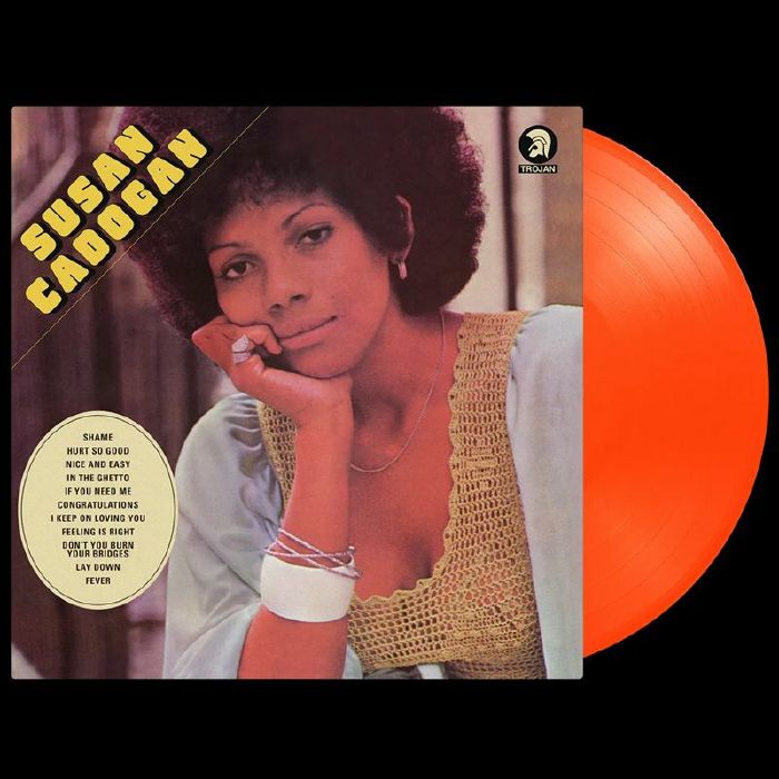 Susan Cadogan - Limited Edition Orange Vinyl LP vinyl record cover