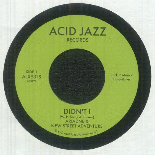 Didn't I - Vinyl Single vinyl record cover