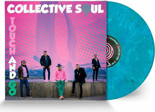 Touch & Go - Blue & Green Marbled Vinyl LP vinyl record cover