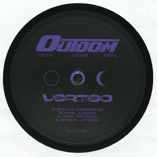 Vertigo - 12 Inch Vinyl EP vinyl record cover