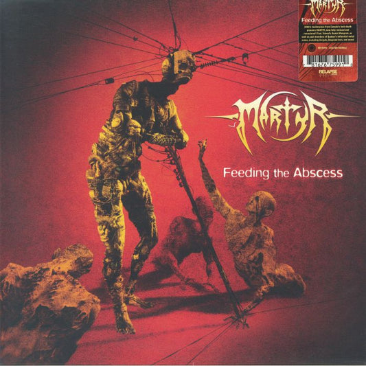 Feeding The Abscess - Remastered Red Marbled Vinyl LP vinyl record cover