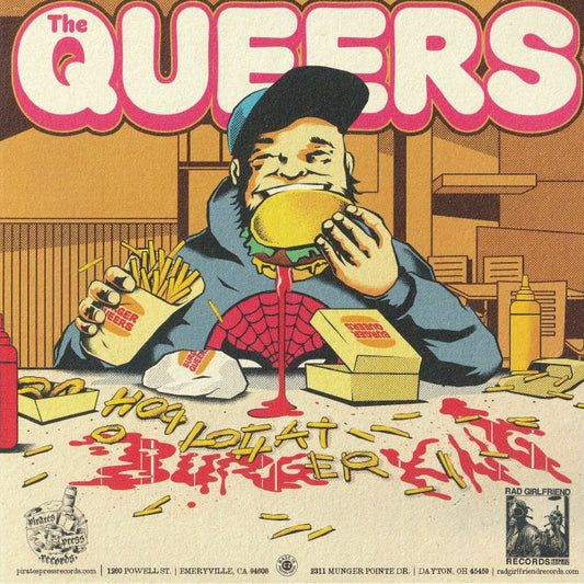 Teenage Bottlerocket & The Queers - Clear Vinyl Single vinyl record cover