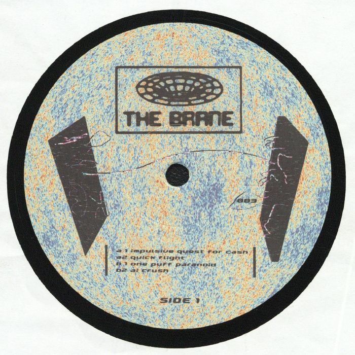 The Brane 003 - Vinyl EP vinyl record cover