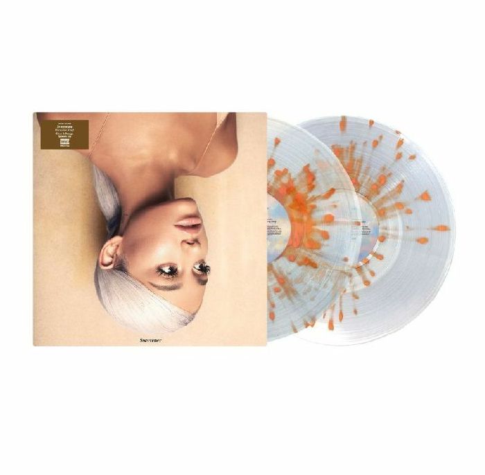 Sweetener - Limited Clear & Orange Splattered 2xLP vinyl record cover