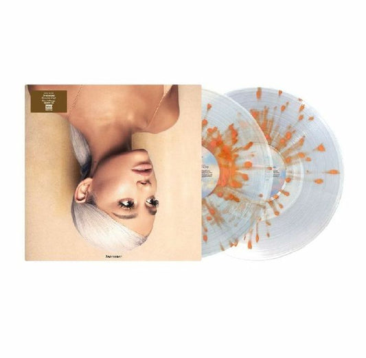 Sweetener - Limited Clear & Orange Splattered 2xLP vinyl record cover