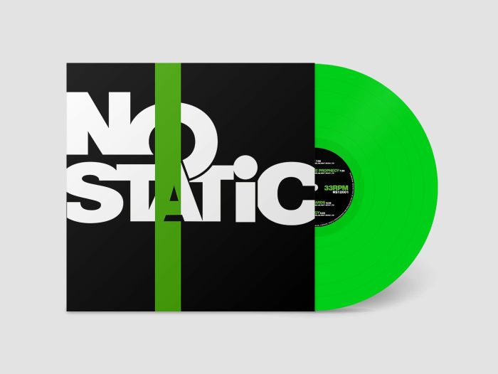 No Static EP - Limited Edition Neon Green Vinyl EP vinyl record cover