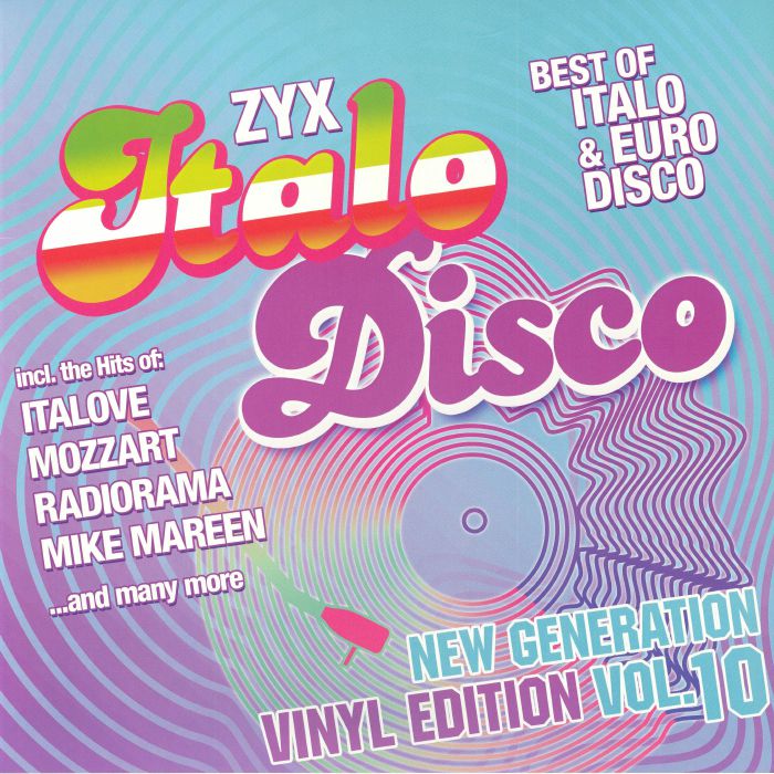 ZYX Italo Disco New Generation: Vinyl Edition Vol 10 - Vinyl LP vinyl record cover