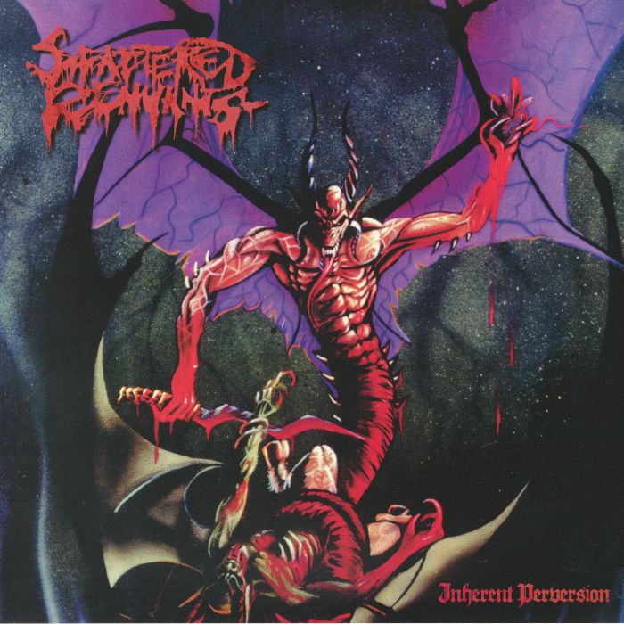 Inherent Perversion / Procreating Mass Carnage - Purple Vinyl LP vinyl record cover
