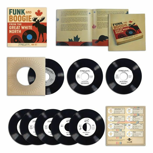 Funk & Boogie From The Great White North - 8x7 Inch Box Set vinyl record cover