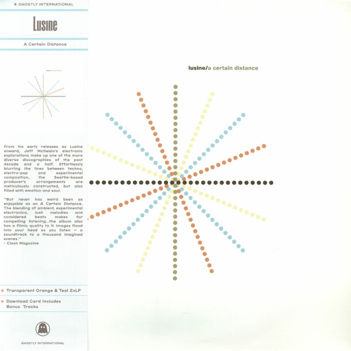 A Certain Distance - Translucent Orange & Teal Vinyl 2xLP vinyl record cover