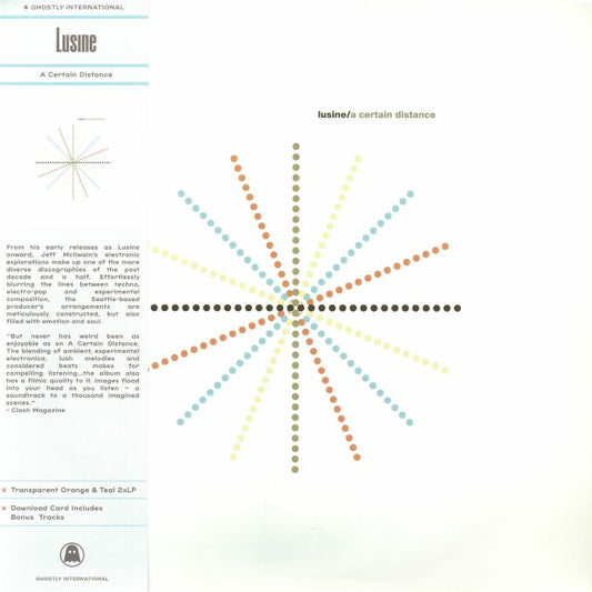 A Certain Distance - Translucent Orange & Teal Vinyl 2xLP vinyl record cover