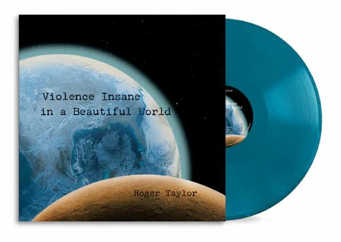 Violence Insane In A Beautiful World - Blue Vinyl LP vinyl record cover