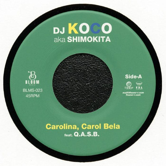 Carolina, Carol Bela - Limited Edition Vinyl Single vinyl record cover
