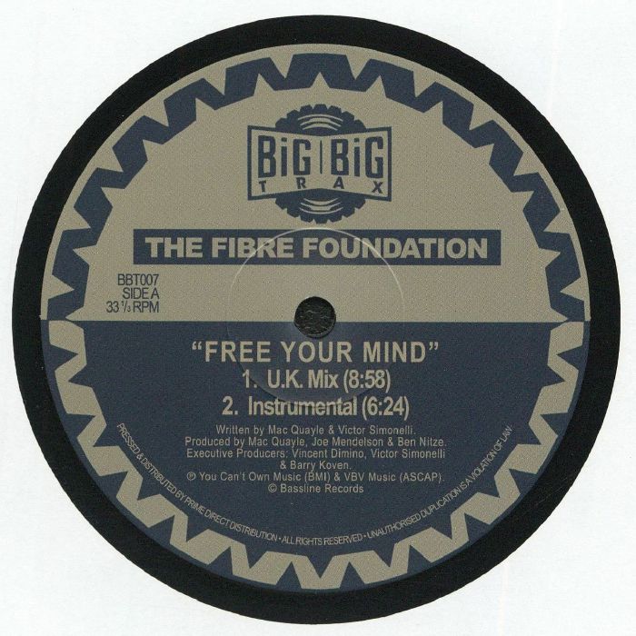 Free Your Mind - Vinyl EP vinyl record cover