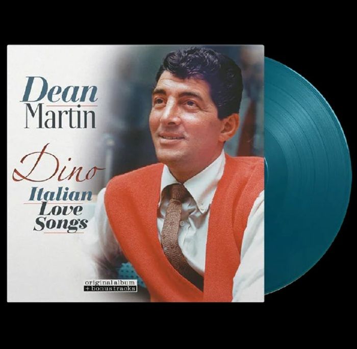 Dino: Italian Love Songs - Blue Vinyl LP vinyl record cover
