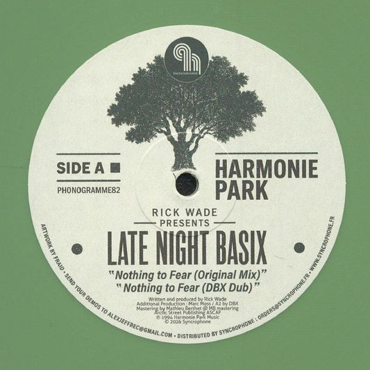 Late Night Basix - Green Vinyl EP vinyl record cover