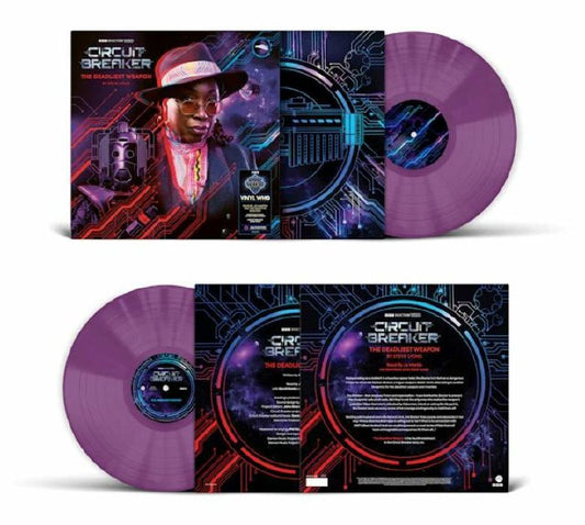 Doctor Who: Circuit Breaker: The Deadliest Weapon - Translucent Purple Coat Vinyl LP vinyl record cover
