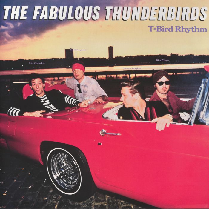 T Bird Rhythm - Opaque Blue Vinyl LP vinyl record cover