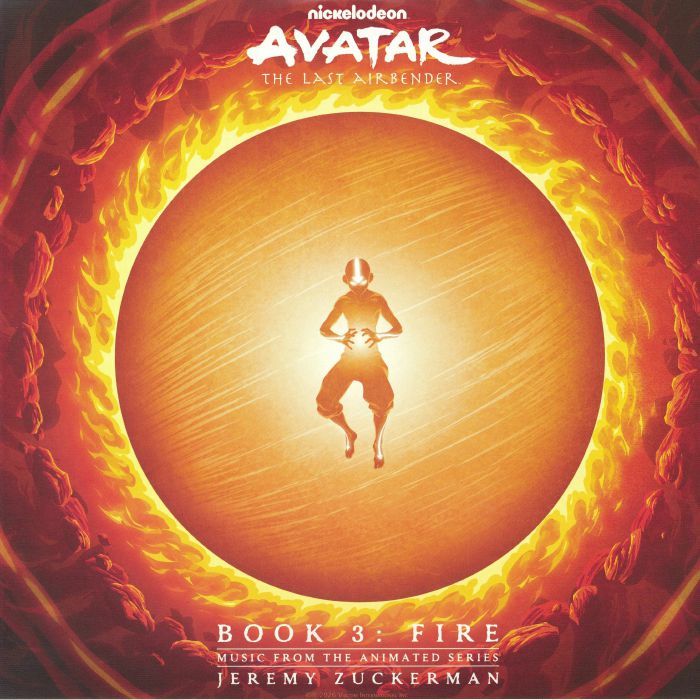 Avatar: The Last Airbender: Book 3: Fire - Red 3xLP vinyl record cover