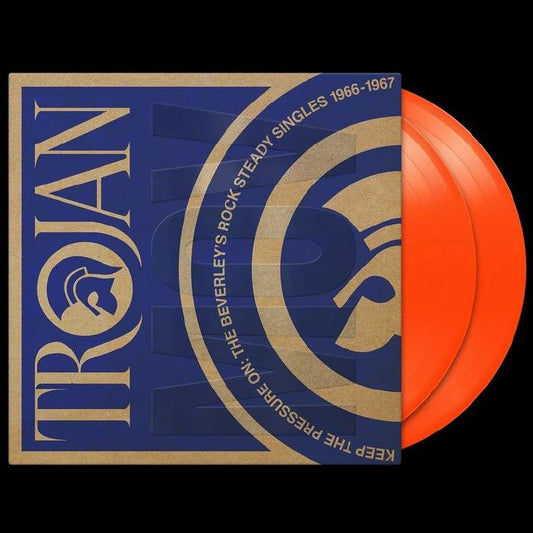 Keep The Pressure On: The Beverley's Rock Steady Singles 1966-1967 - Orange 2xLP vinyl record cover