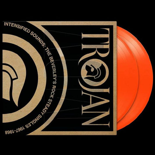 Intensified Sounds: The Beverley's Rock Steady Singles 1967-1968 - Limited Edition Orange Vinyl 2xLP vinyl record cover