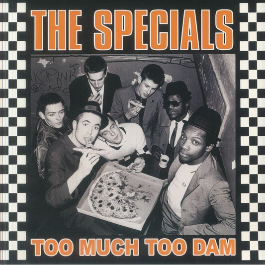 Too Much Too Dam: Live At The Paradiso 1980 - Limited Edition Orange Vinyl LP vinyl record cover