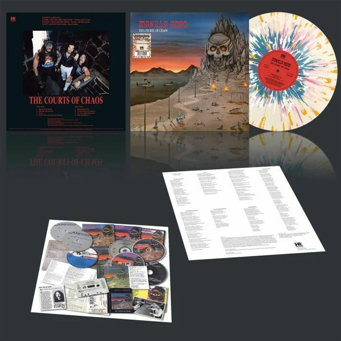 The Courts Of Chaos - Splattered Vinyl LP vinyl record cover