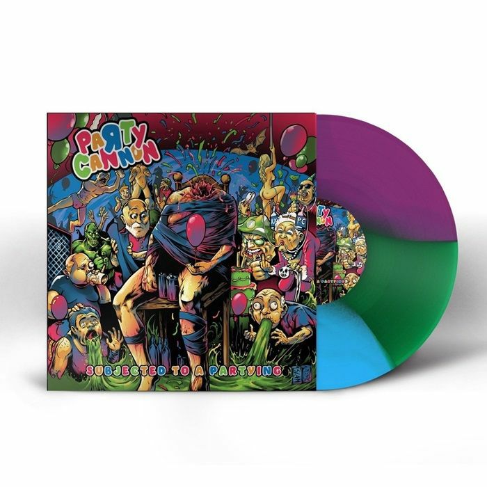 Subjected To A Partying - Tricolour Vinyl EP vinyl record cover