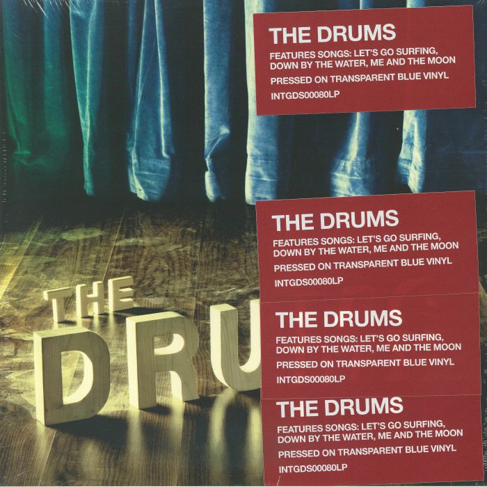 The Drums - Translucent Blue Vinyl LP vinyl record cover