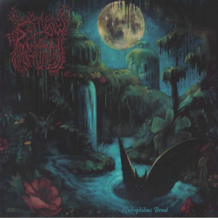 Hydrophilous Brood - Clear Green Smoke Vinyl LP vinyl record cover