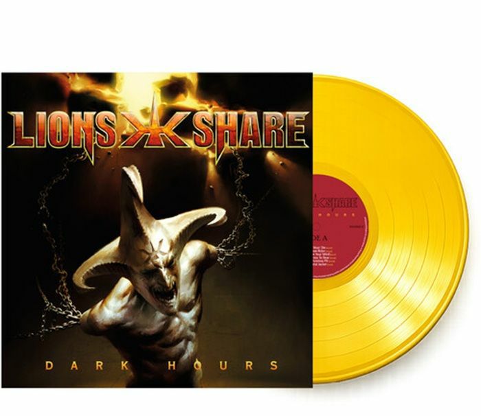 Dark Hours - Limited Edition Yellow Vinyl LP vinyl record cover