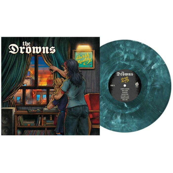 Harsh Reality - Into The Deep Marbled Vinyl LP vinyl record cover