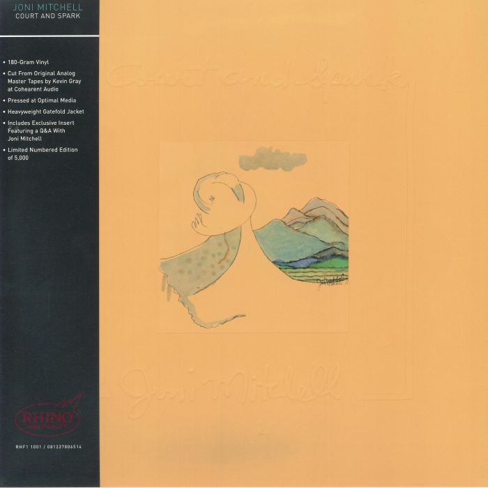 Court & Spark - Limited Numbered 180g Vinyl LP vinyl record cover