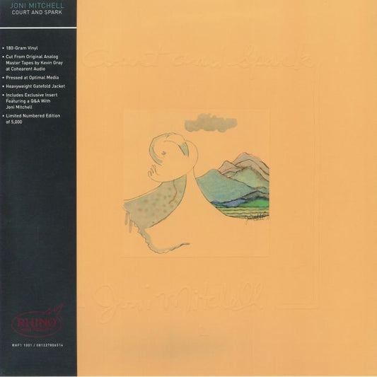 Court & Spark - Limited Numbered 180g Vinyl LP vinyl record cover