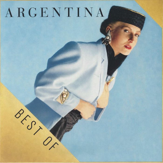 Best Of Argentina - Gold & Black Splatter Vinyl LP vinyl record cover