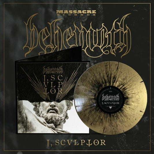 I Scvlptor - Gold & Black Splattered Vinyl LP vinyl record cover